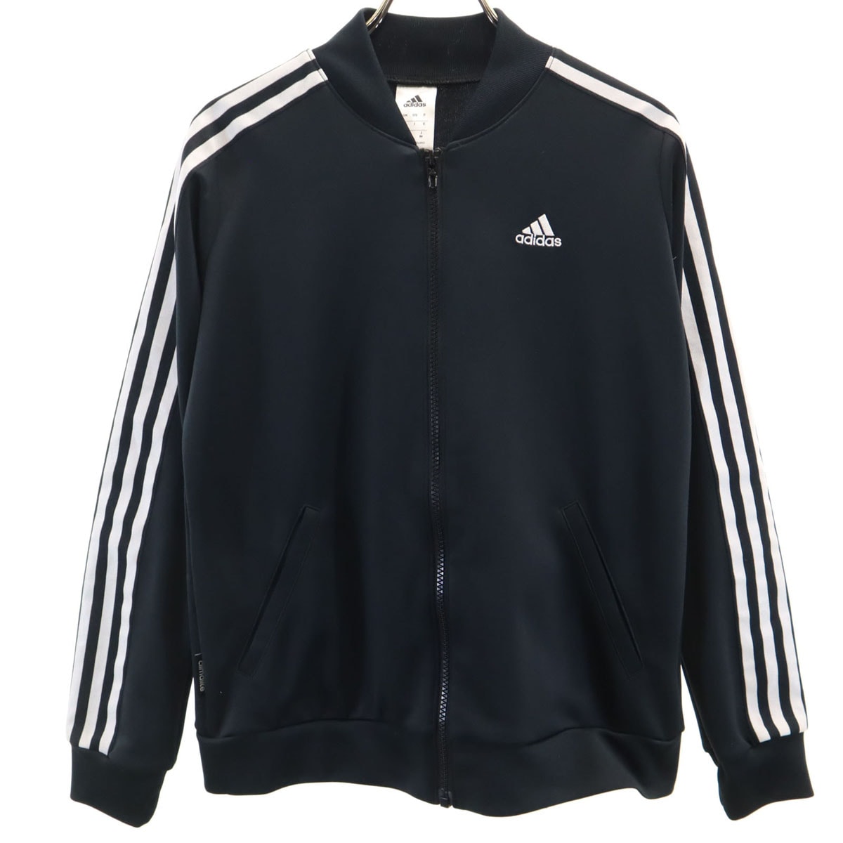 美品 adidas アディダス トラックジャケット M ブラック ジャージ