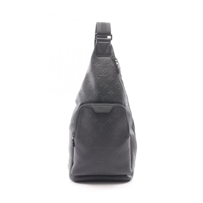 ルイ・ヴィトン LOUIS VUITTON デュオ スリングバッグ モノグラムシャドウ ノワール ウエストバッグ ボディバッグ バッグ レザー メンズ ブラック系 M26730 【中古】