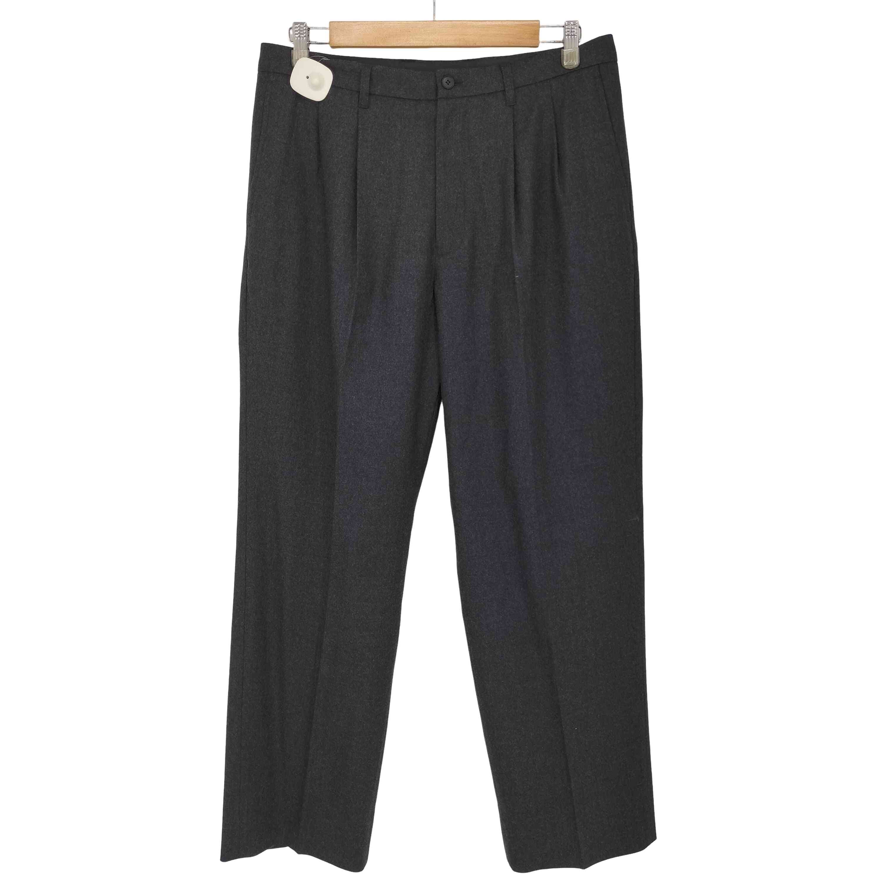 WOOL SAXONY 2TUCK SLACKSスラックスパンツ【1143368077518】
