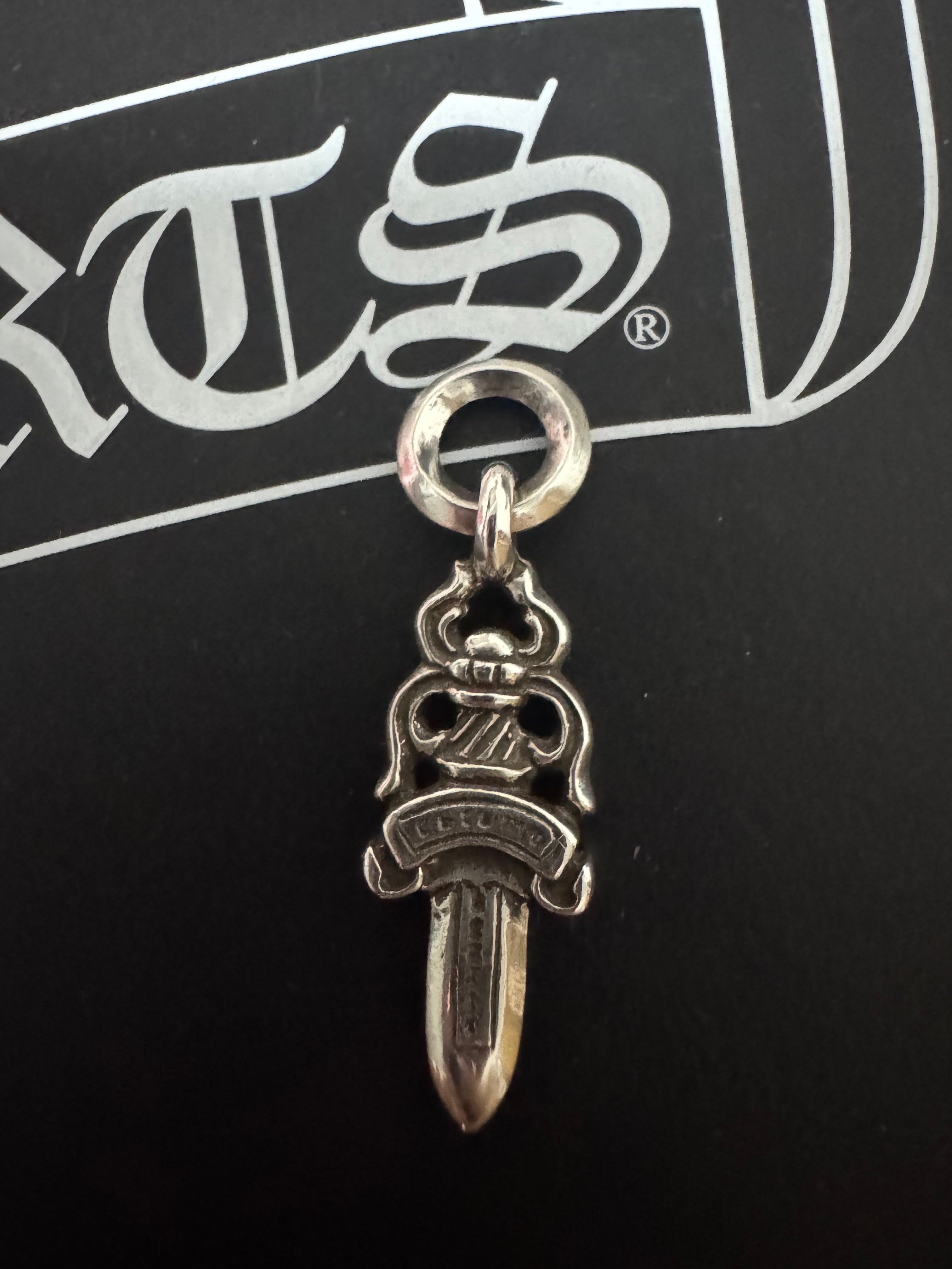 Chrome Hearts # 5 Dagger Charm "Silver"