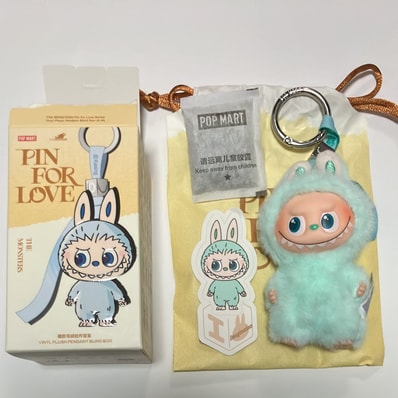 POP MART THE MONSTERS (LABUBU) Pin for Love Series-Vinyl Plush Pendant (A-M) I