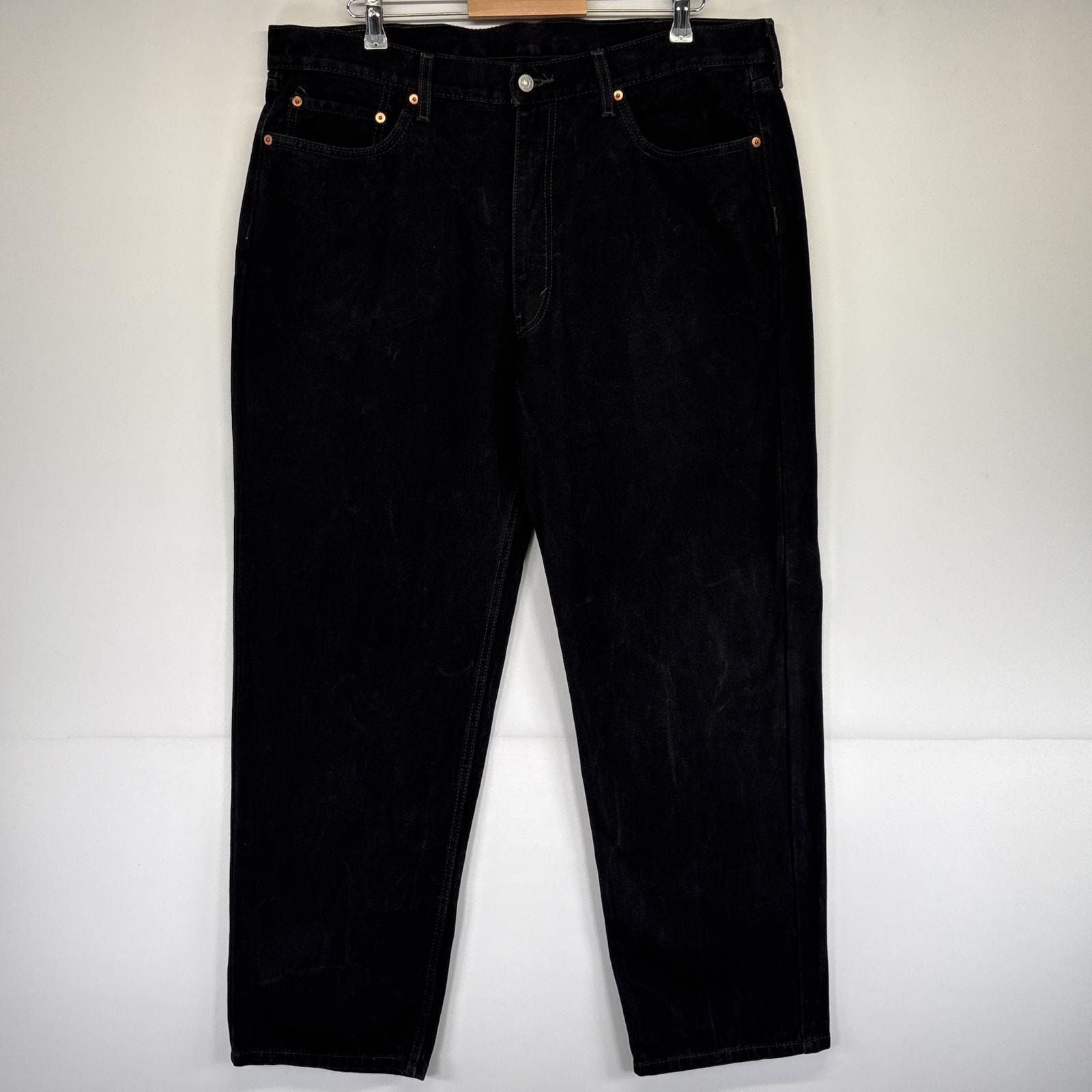 古着 リーバイス Levi's デニムパンツ 550 テーパード ジーパン ジーンズ 5ポケット 大きいサイズ w40 L32 ブラック メンズ