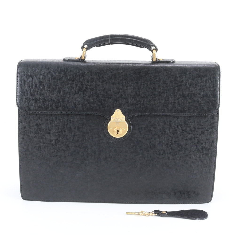 ■美品 バーバリー ビジネス バッグ レザー