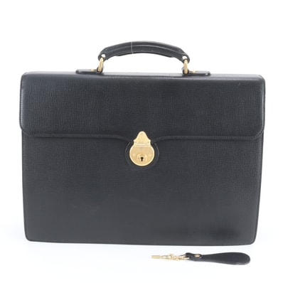 ■美品 バーバリー ビジネス バッグ レザー