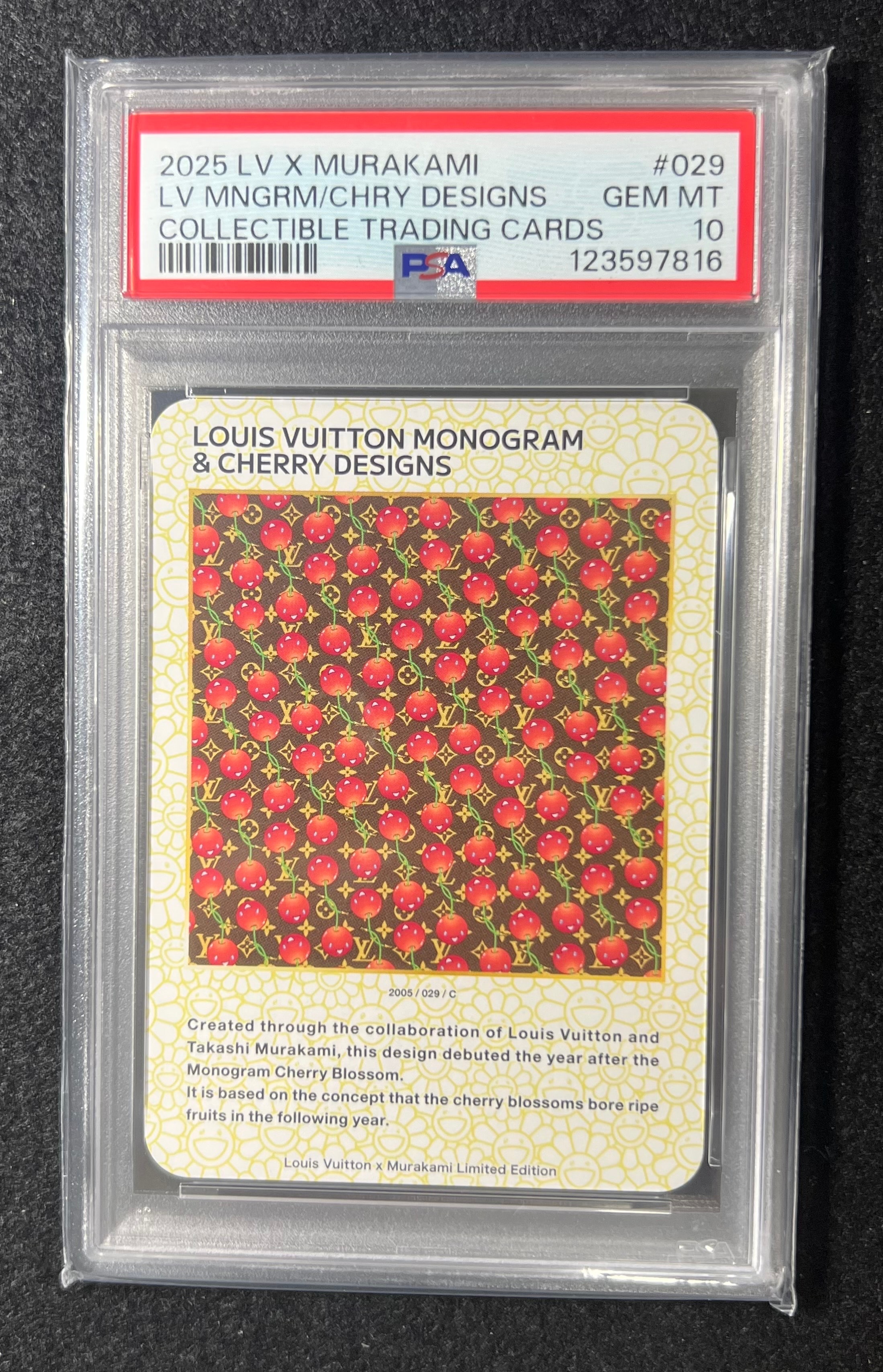 PSA10】ルイヴィトン モノグラム & チェリーデザインズ C [2005 / 029