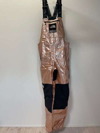 Supreme x The North Face Metallic Mountain Bib Pants "Pink"