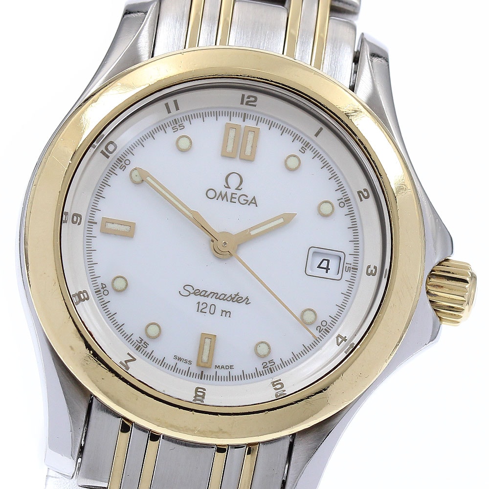 オメガ シーマスター120 YGコンビ 2371.20 レディース 【中古】