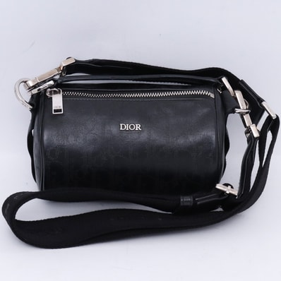 Dior Roller Messenger Bag Dior Oblique Galaxy Leather "Black"