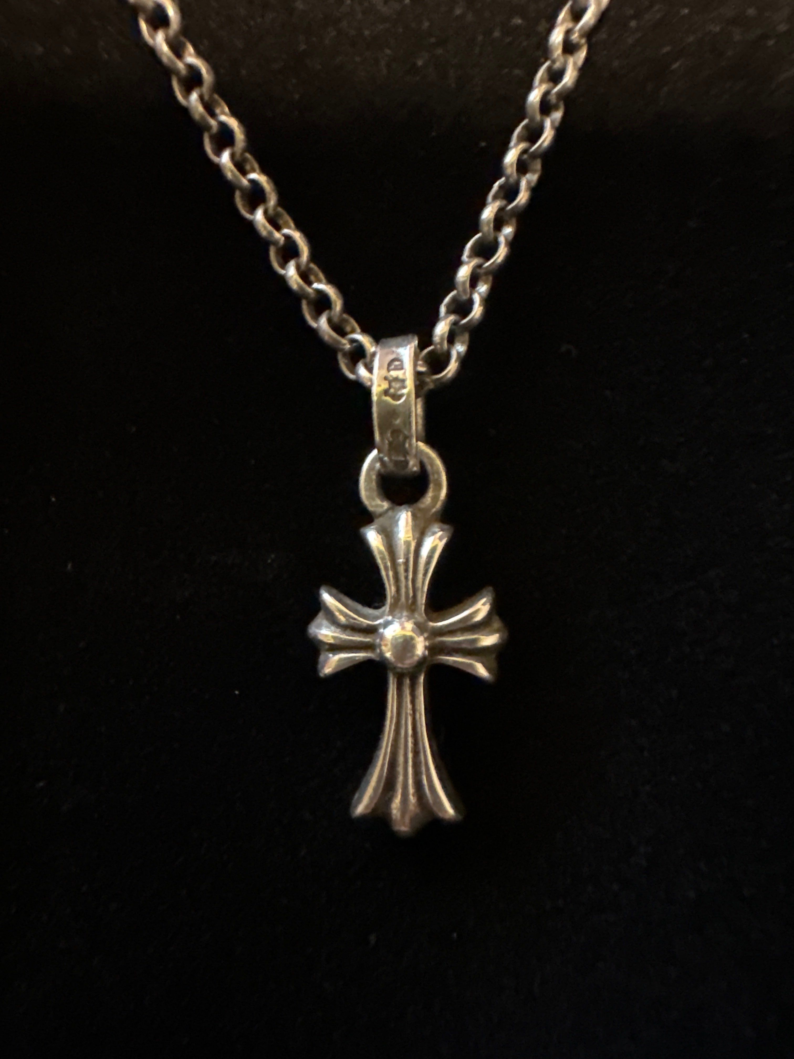 Chrome Hearts CH Cross Baby Fat Charm "Silver"