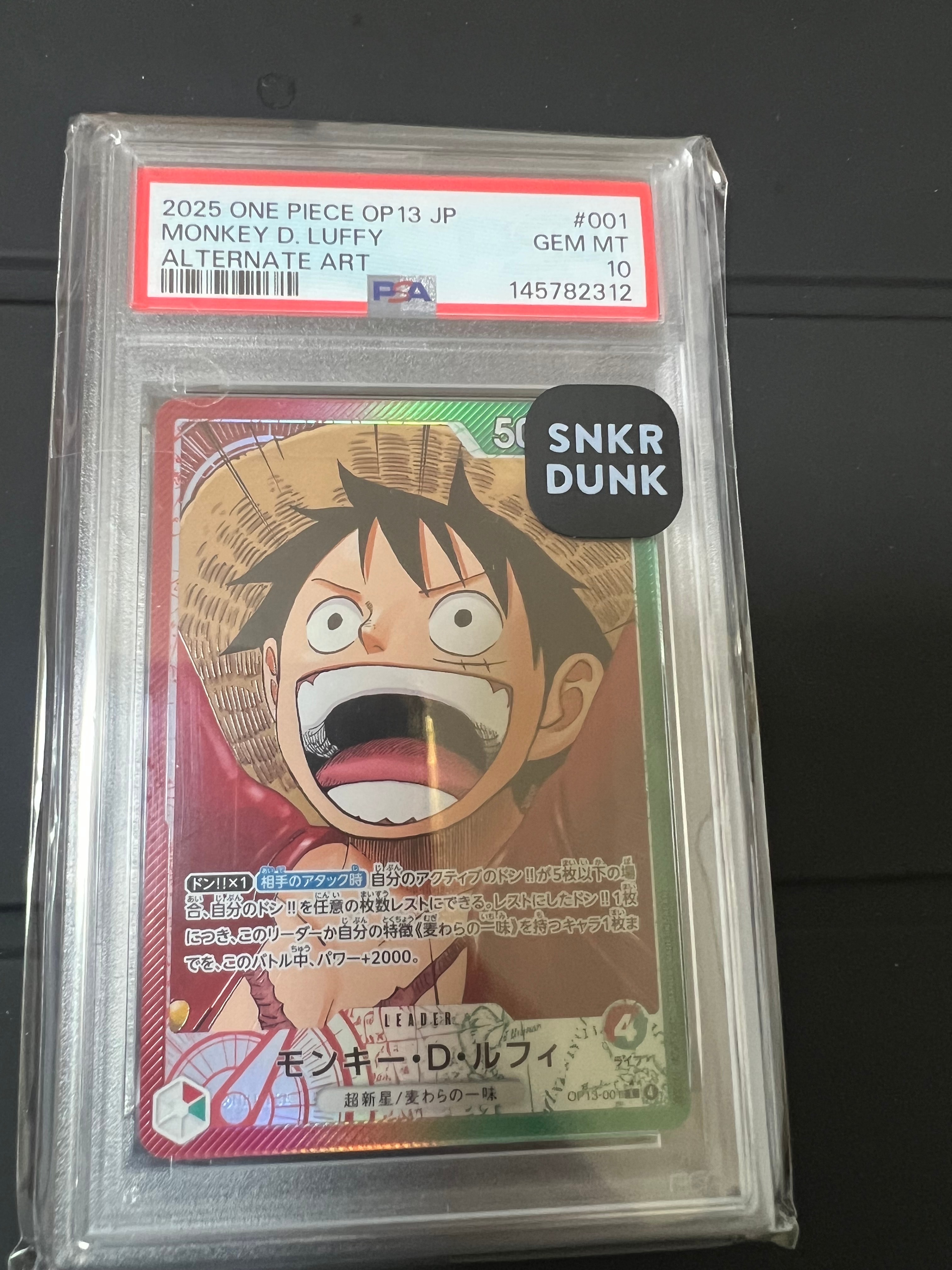 Monkey.D.Luffy L-P [OP13-001](Booster Pack "CARRYING ON HIS WILL")