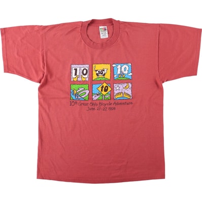 古着 90年代 フルーツオブザルーム FRUIT OF THE LOOM BEST プリントTシャツ メンズL相当 ヴィンテージ/eaa663942