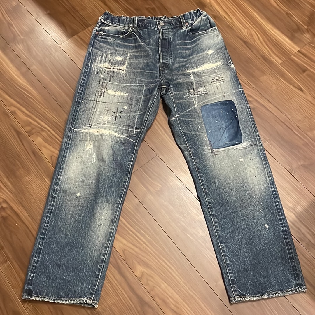 SAPEur Lot. 5550XX "REBOOT" Remake Denim Pants "Indigo" A0024-342
