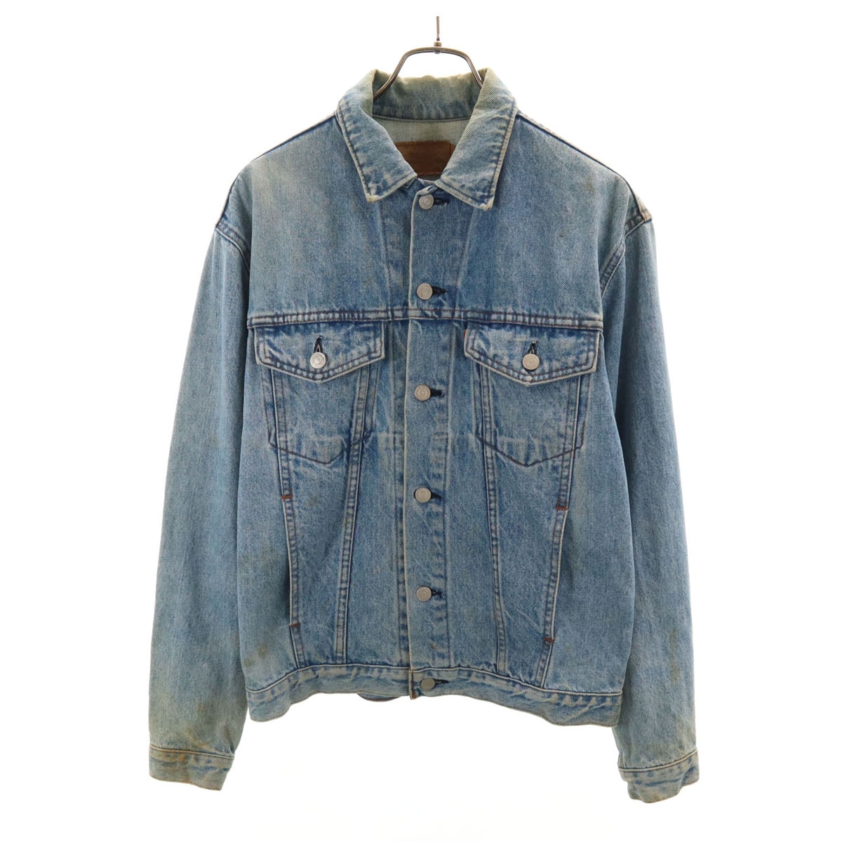 Levi's リーバイス 90s 70651-0217 オレンジタブ オールド デニムジャケット L ブルー ジャージ トラッカー