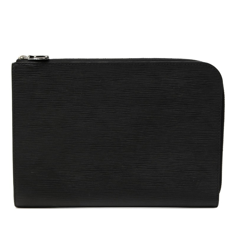 ルイ ヴィトン エピ ポシェット ジュールPM NM2 クラッチバッグ M62646 ノワール ブラック レザー メンズ LOUIS VUITTON 【中古】