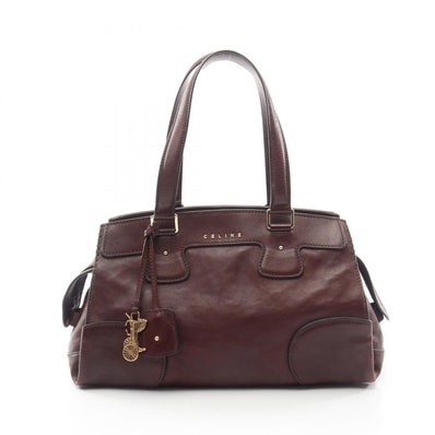 セリーヌ CELINE ハンドバッグ バッグ レザー レディース ブラウン系 【中古】