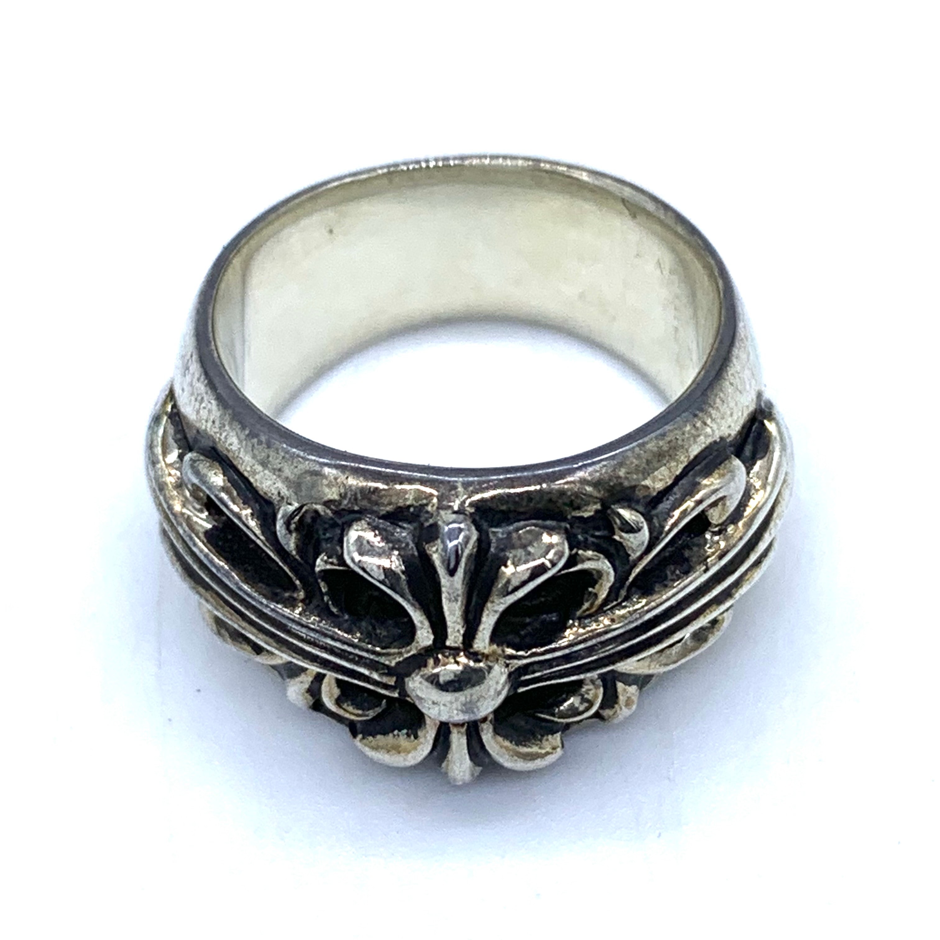 Chrome Hearts Floral Cross Ring "Silver"