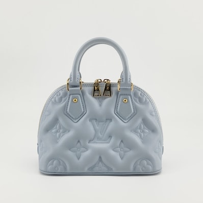 LOUIS VUITTON(ルイ・ヴィトン) バブルグラム アルマ ソフトBB キルティングレザー 2WAY M59822 ハンドバッグ ブルー