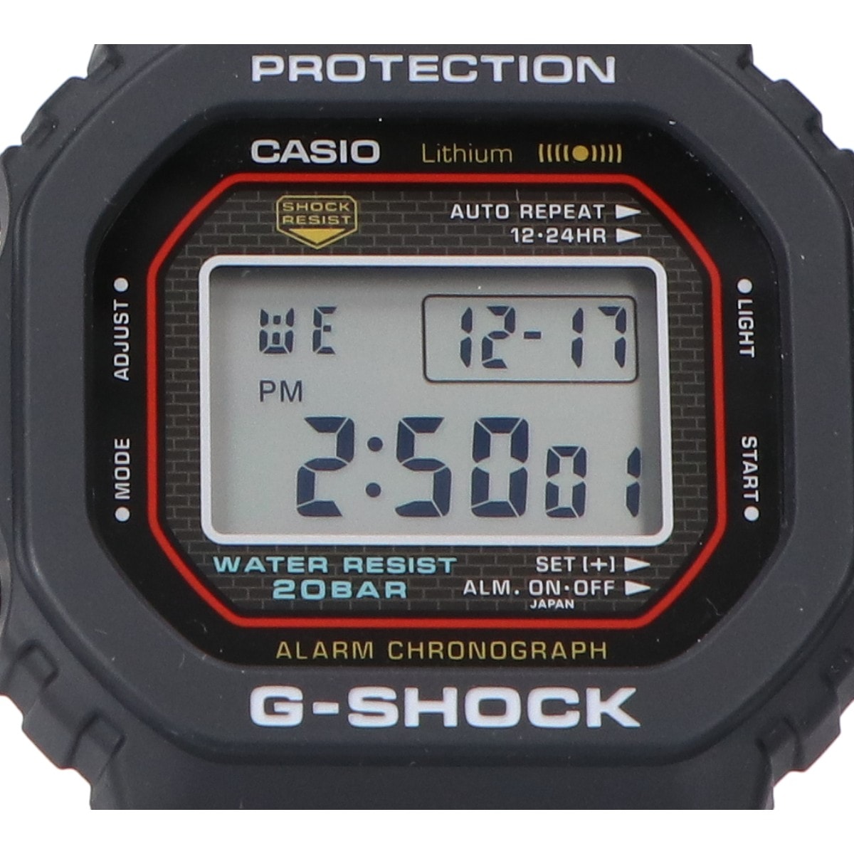 ジーショック 【美品/初代G-SHOCK 復刻モデル】DW-5000R-1AJF DIGITAL 5000 SERIES デジタル