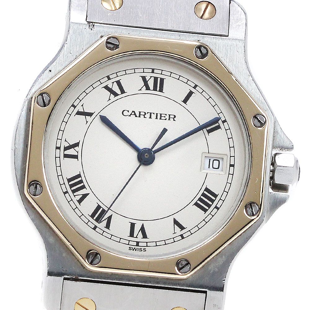 カルティエ サントスオクタゴン LM W2001583 メンズ 【中古】