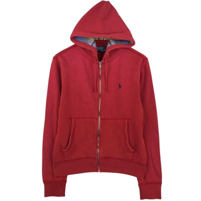 古着 ラルフローレン Ralph Lauren POLO by Ralph Lauren スウェットフルジップパーカー メンズS相当/eaa631081