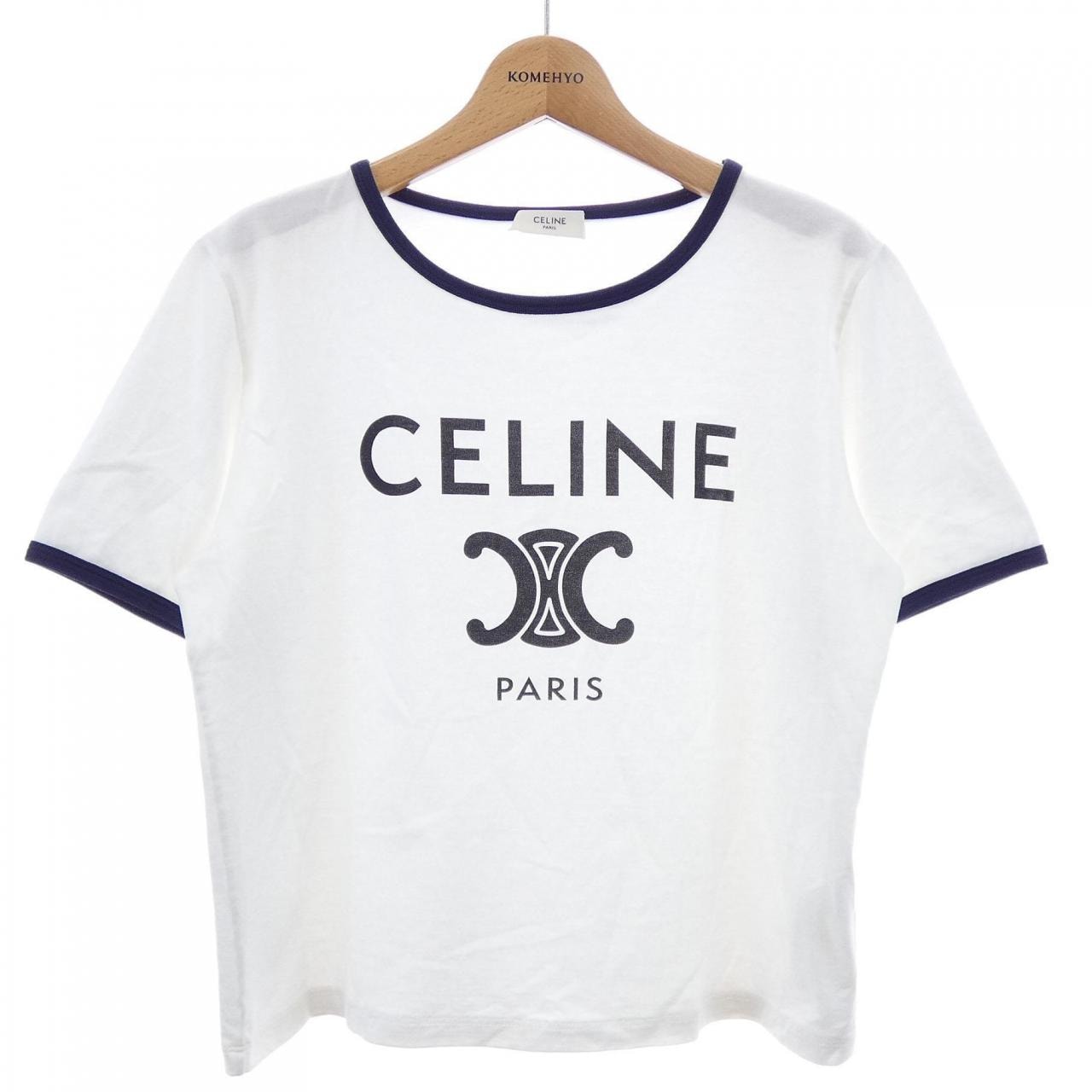 セリーヌ CELINE CELINE PARIS Tシャツ トリオンフ TRIOMPHE 2X872671Q Tシャツ