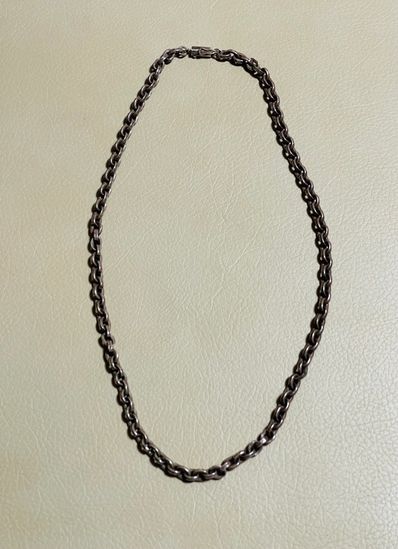 Chrome Hearts Paper Chain Necklace 45cm (18inch) "Silver"