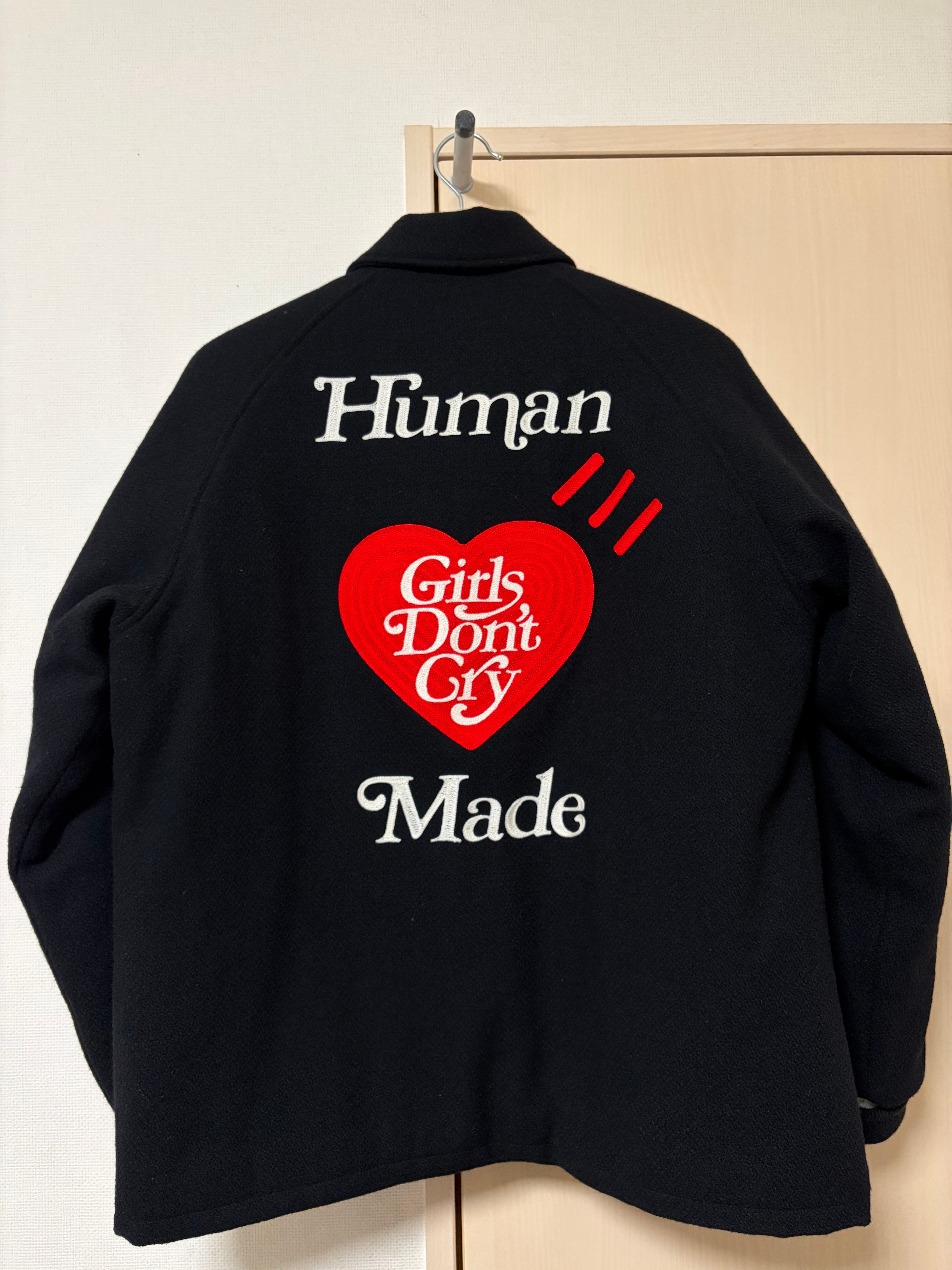 HUMAN MADE x Girls Don't Cry GDC Stadium Jacket "Black" / VERDY