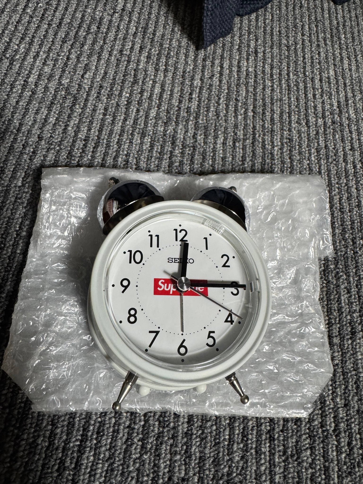 Supreme x Seiko Alarm Clock "White"