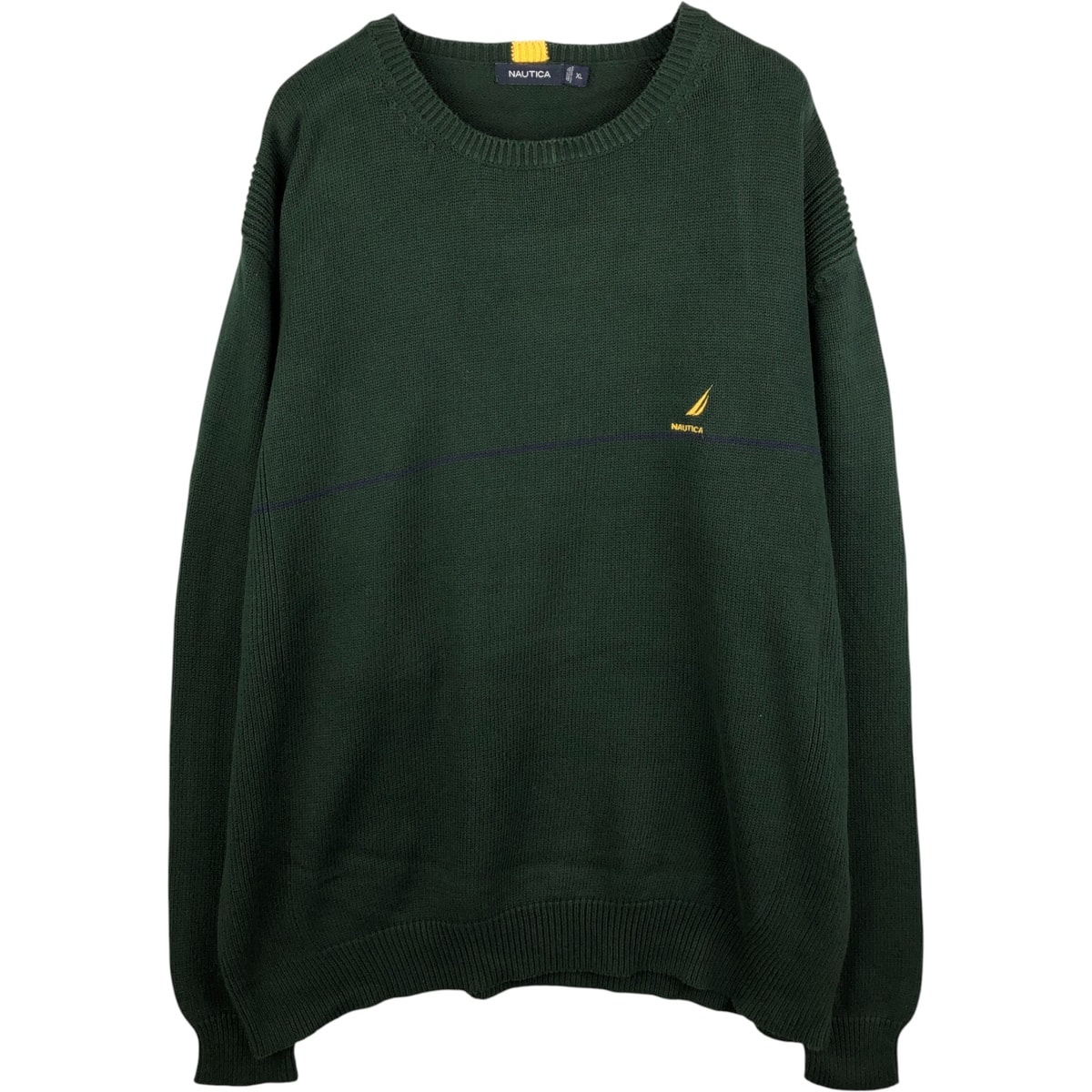 古着 ノーティカ NAUTICA ケーブル編み コットンニットセーター メンズXL相当/eaa434786