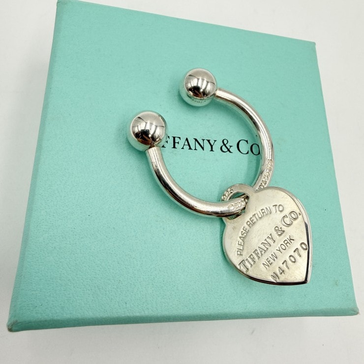 TIFFANY & Co.(ティファニー)リターン トゥ ティファニー ハートタグ キーリング キーホルダー シルバー925 2001年製 【中古】