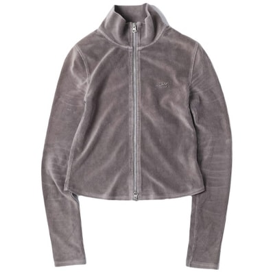 KITH NYC キスニューヨークシティ 25AW Women Ina Track Zip ウィメンズ ベロアコーデュロイ トラックジップジャケット 25070061000830 XS Hematite ブルゾン アウター g27285