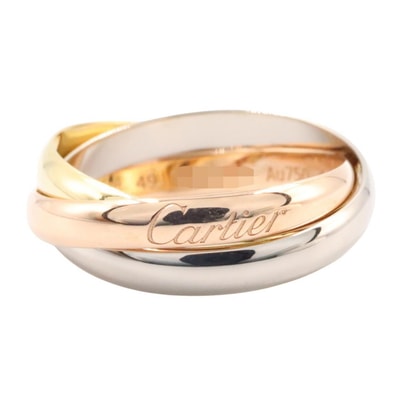 カルティエ CARTIER トリニティ リング SM リング・指輪 ジュエリー K18(イエローゴールド) K18WG(ホワイトゴールド) K18PG(ピンクゴールド) レディース ゴールド系 / シルバー系 【中古】