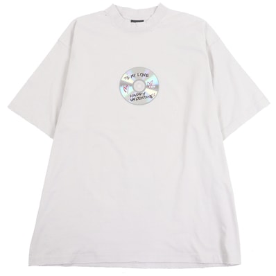 極美品 バレンシアガ 半袖Tシャツ グレー系 メンズ L 764235