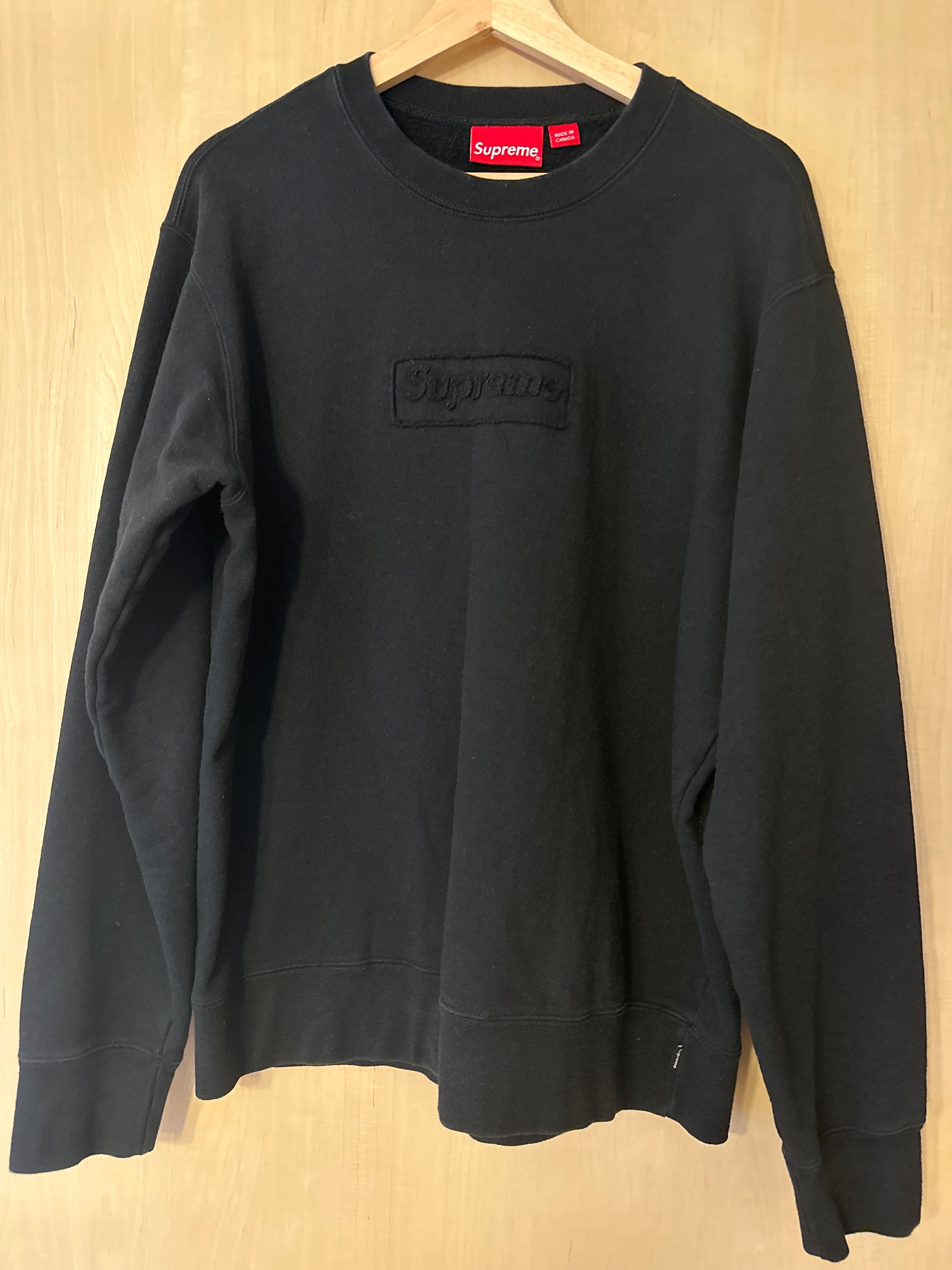 Supreme Cutout Logo Crewneck 