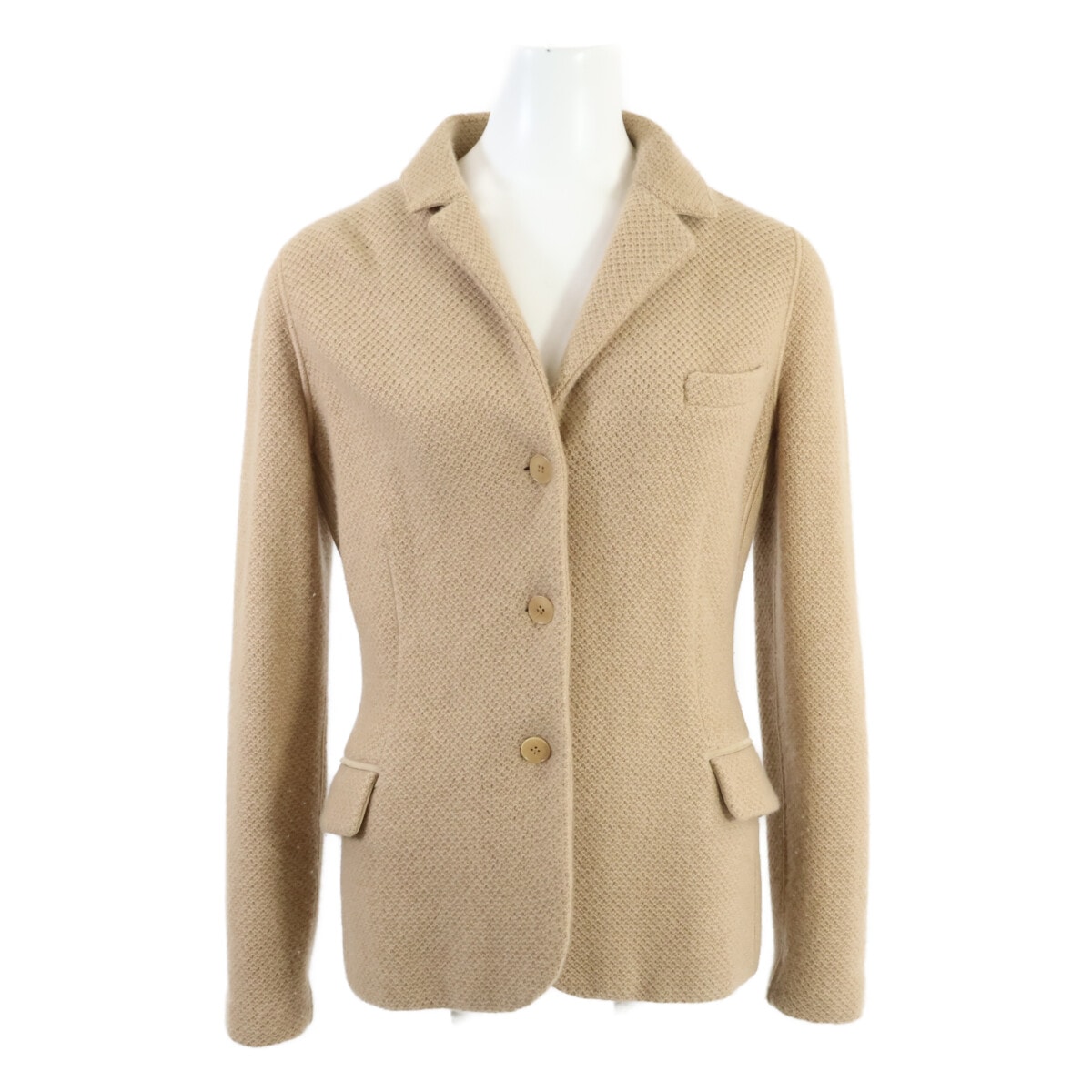 ロロピアーナ 【国内正規】FAF0265 ベビーカシミヤ100% ニット テーラードジャケット 40