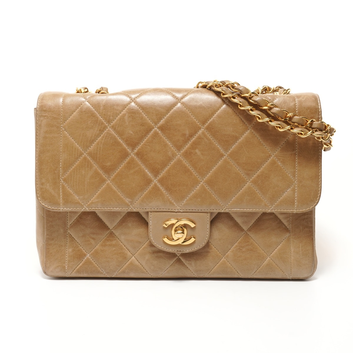 シャネル CHANEL 3番台 マトラッセ25 ラムスキン ショルダーバッグ【中古】