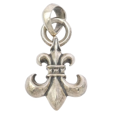 CHROME HEARTS クロムハーツ(原本無) ペンダントトップ BS FLUER W BALE BSフレア Wベイル ペンダントトップ シルバー系【中古】