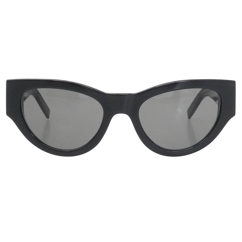 SAINT LAURENT サンローラン サングラス イタリア製 M94 YSLロゴテンプル サングラス ブラック系 53□20-145【極上美品】【中古】
