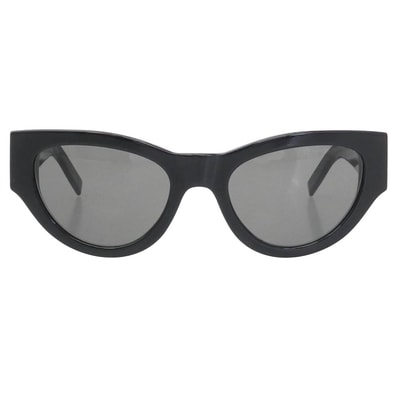 SAINT LAURENT サンローラン サングラス イタリア製 M94 YSLロゴテンプル サングラス ブラック系 53□20-145【極上美品】【中古】