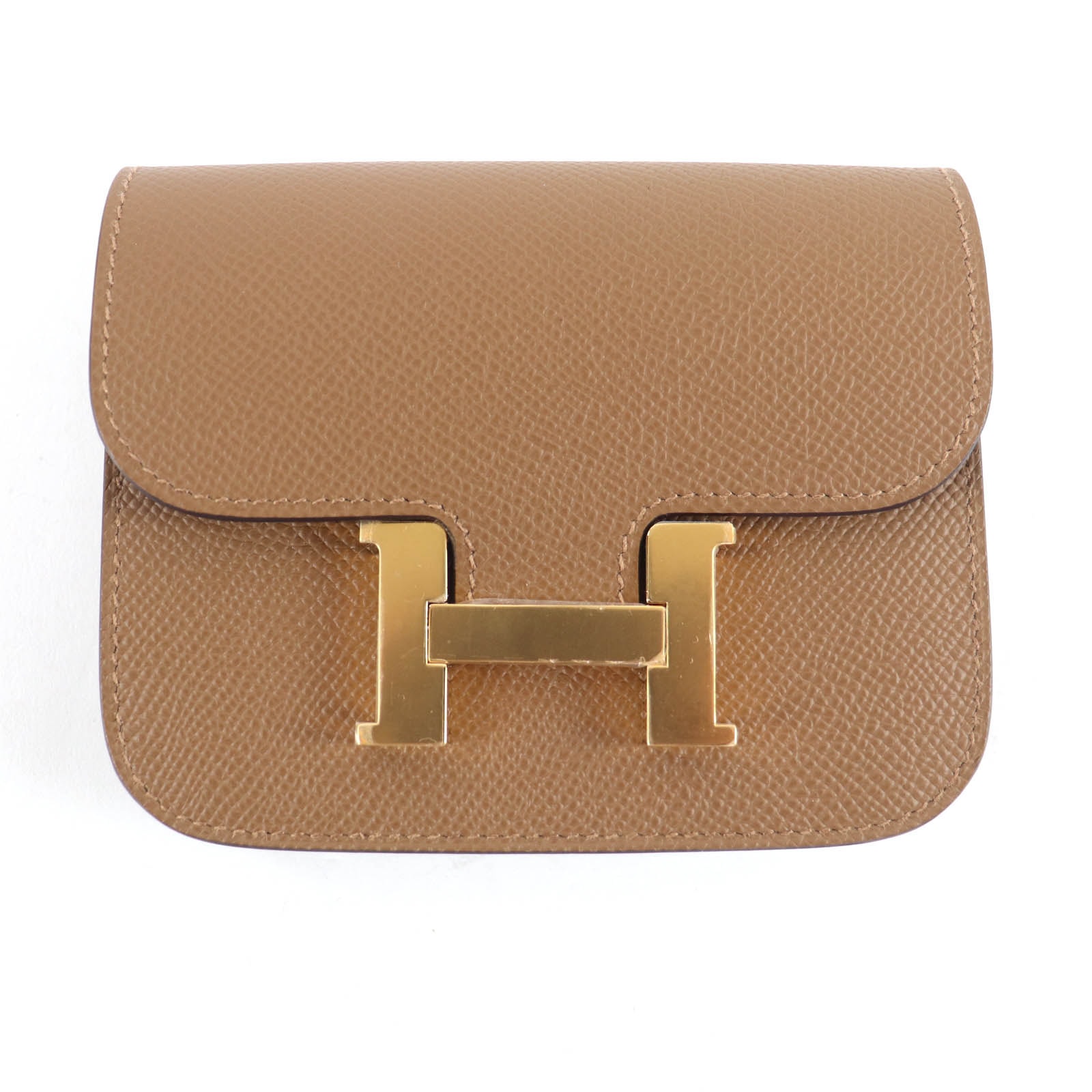 未使用品 エルメス コインケース コンスタンススリム ブラウン レディース