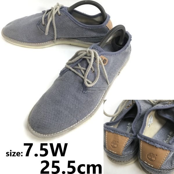 Timberland/ティンバーランド★シティシャッフラー/キャンバススニーカー【7.5W/25.5/blue/青系】boots/sneakers/Shoes/trainers◆sA-129