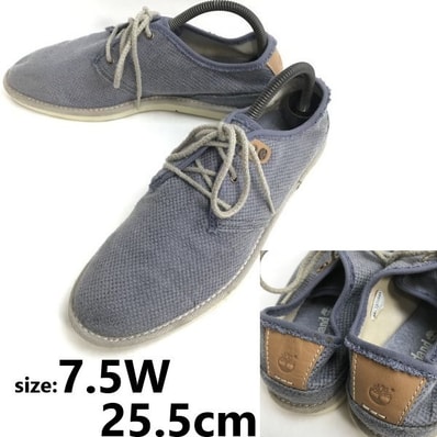 Timberland/ティンバーランド★シティシャッフラー/キャンバススニーカー【7.5W/25.5/blue/青系】boots/sneakers/Shoes/trainers◆sA-129