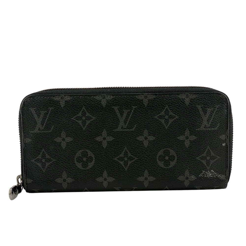 ルイヴィトン LOUIS VUITTON 長財布 モノグラムエクリプス ラウンドジップウォレット M11611 ブラック