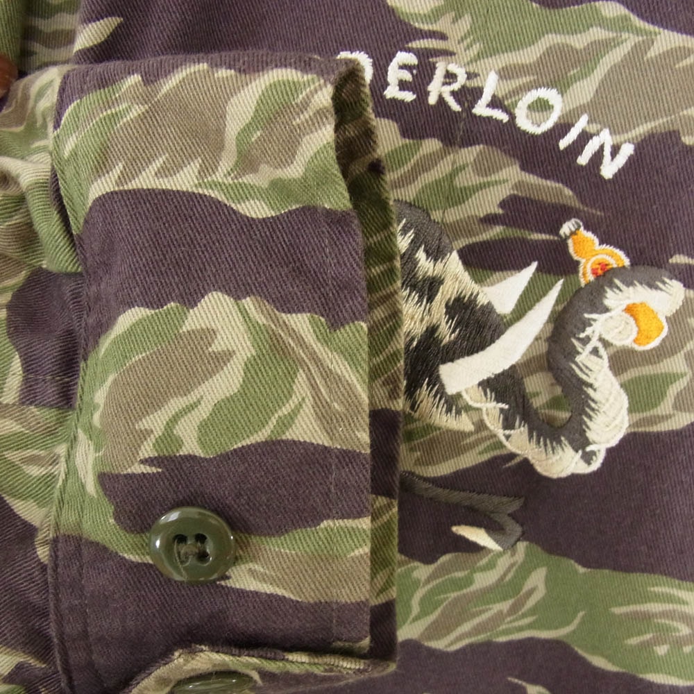 D (傷や汚れあり)】TENDERLOIN テンダーロイン T-BAMBOO JKT 象刺繍