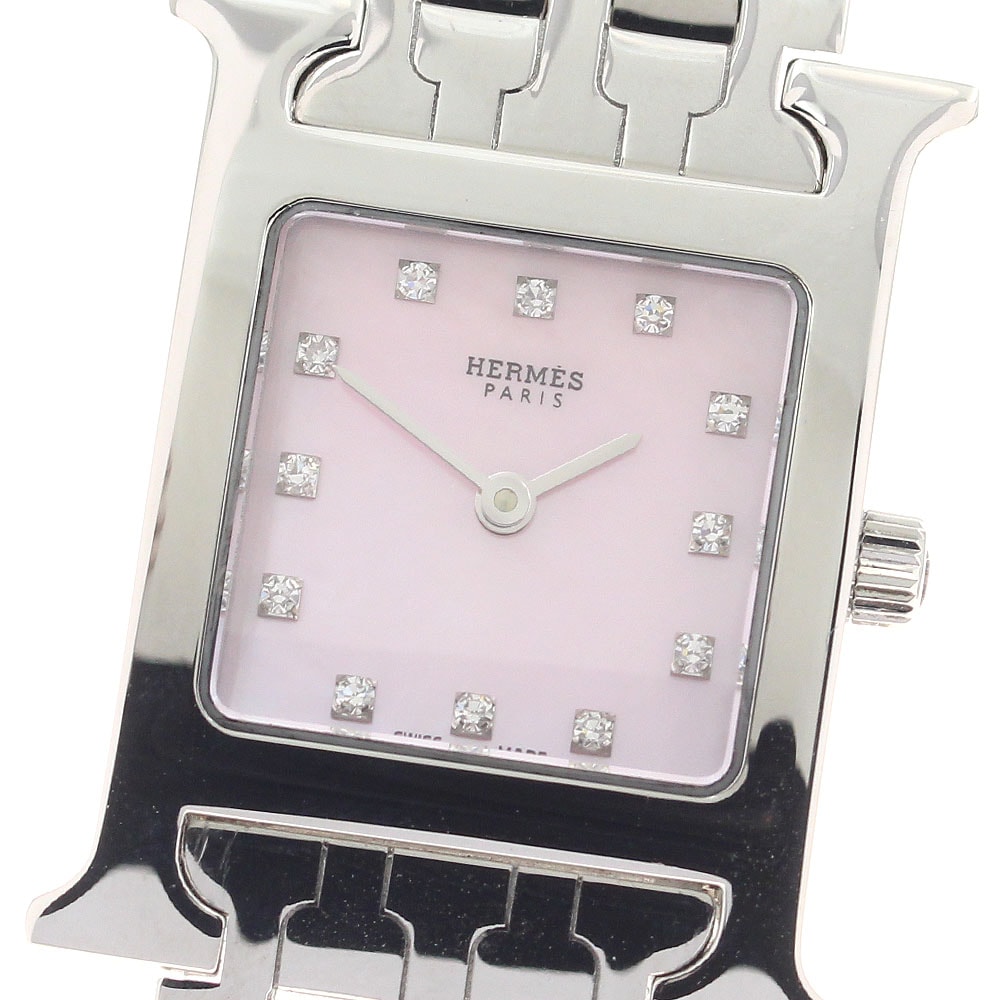 エルメス Hウォッチ HH1.210 レディース 【中古】