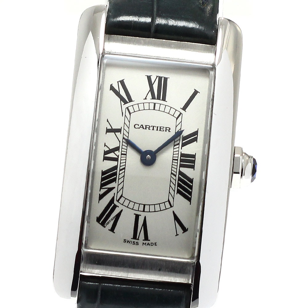 ☆良品 カルティエ タンクアメリカンSM WSTA0016 レディース 【中古】