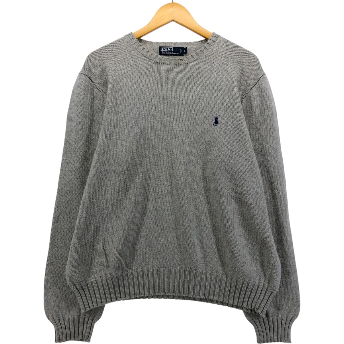 古着 ラルフローレン Ralph Lauren POLO by Ralph Lauren コットンニットセーター メンズL相当/eaa489502