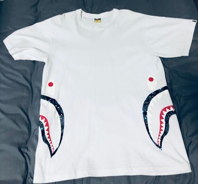 A BATHING APE ABC Camo Side Shark Tee "Green"