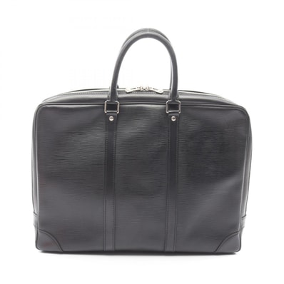 ルイ・ヴィトン LOUIS VUITTON ポルトドキュマン ヴォワヤージュ ビジネスバッグ バッグ レザー エピ ノワール メンズ ブラック系 M59162 【中古】