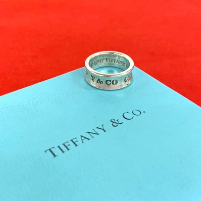 TIFFANY&Co. ティファニー ナロー リング シルバー925 リング・指輪 8号 シルバー
153-9